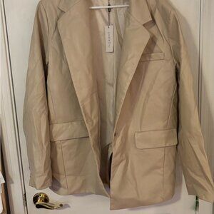 Tan Cotton-Blend Blazer - originally 53.00